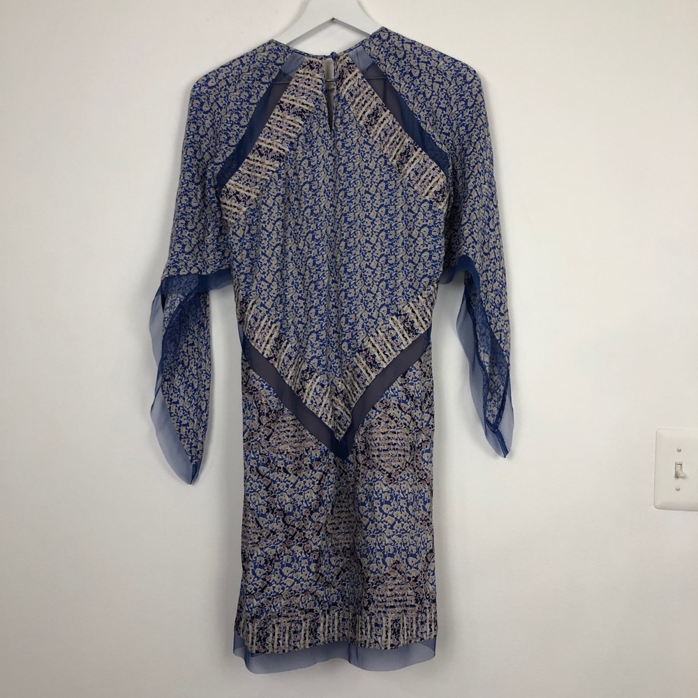 NWT BCBGMAXAZARIA Bardot Printed Dress - Picture 3 of 6